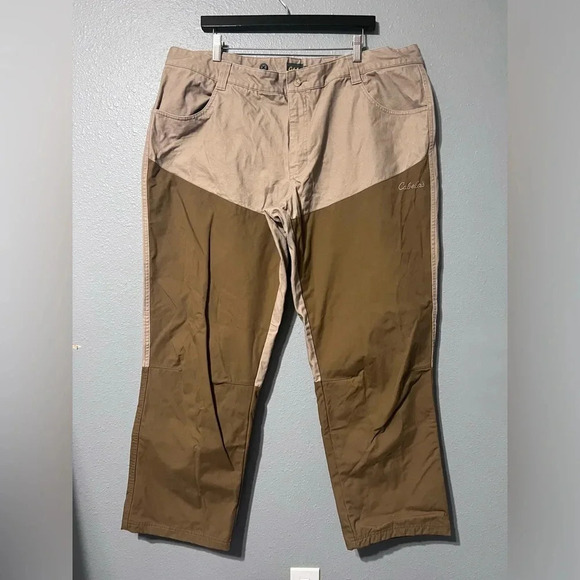 Cabela’s Mens 42x31 Roughneck Upland Hunting Outdoor Denim Jeans Brush Pants EUC - Picture 1 of 8